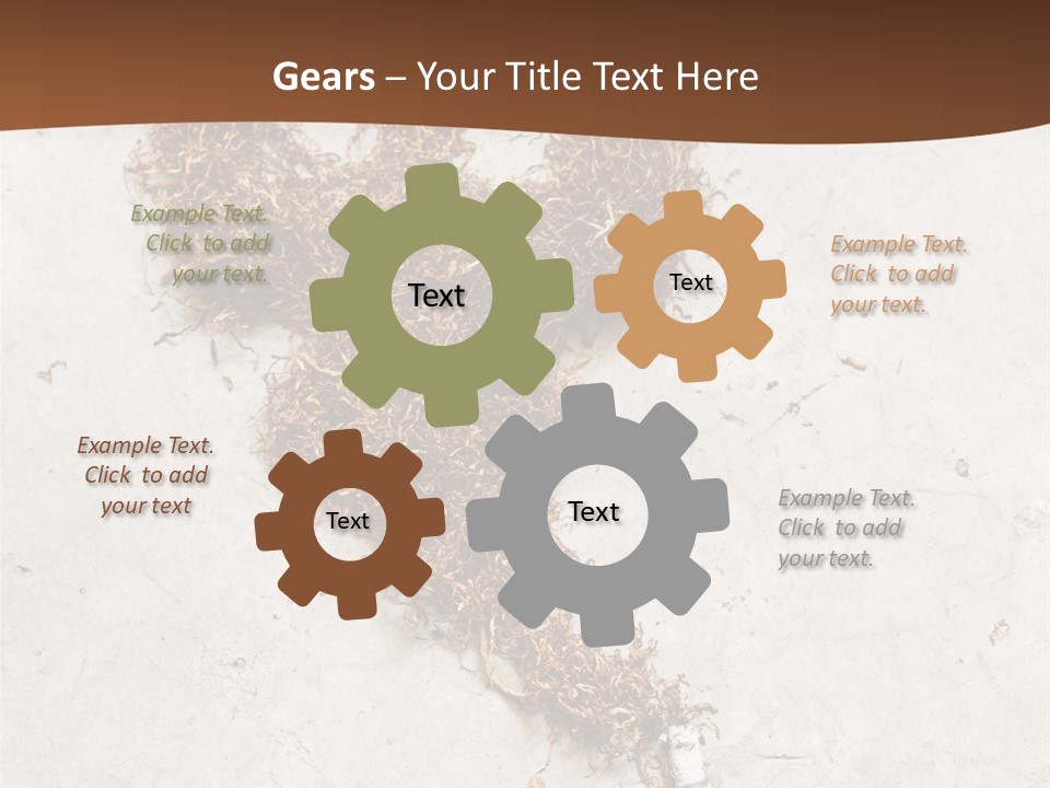 White Danger Close Up PowerPoint Template