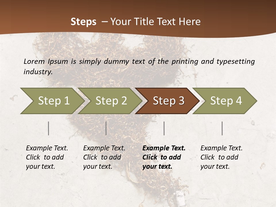 White Danger Close Up PowerPoint Template