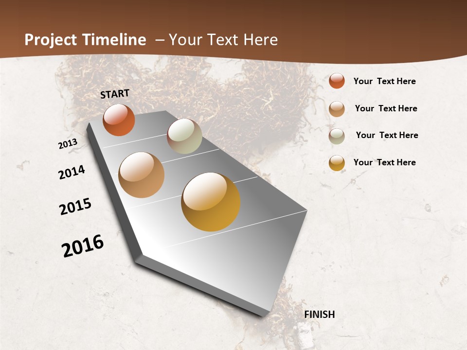 White Danger Close Up PowerPoint Template