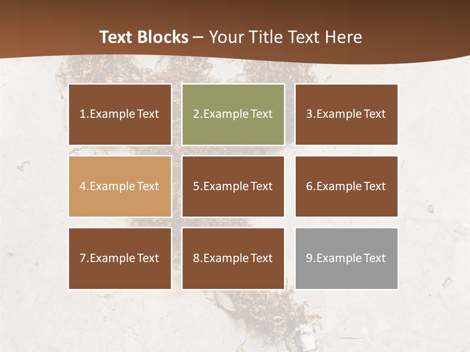 White Danger Close Up PowerPoint Template