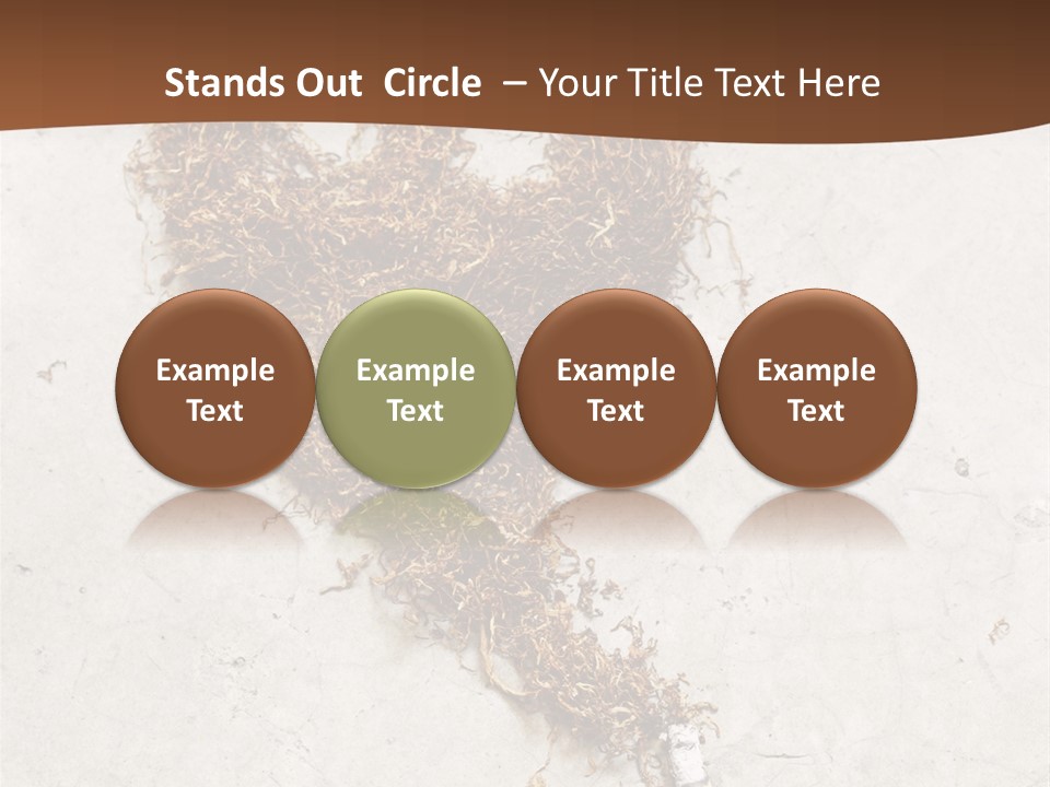 White Danger Close Up PowerPoint Template