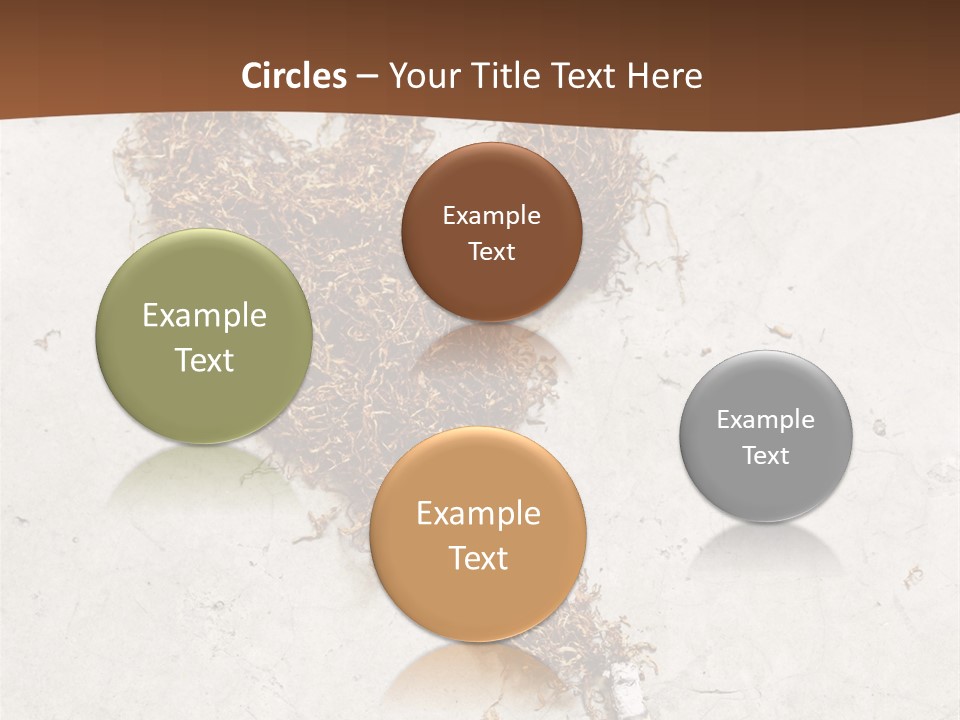 White Danger Close Up PowerPoint Template