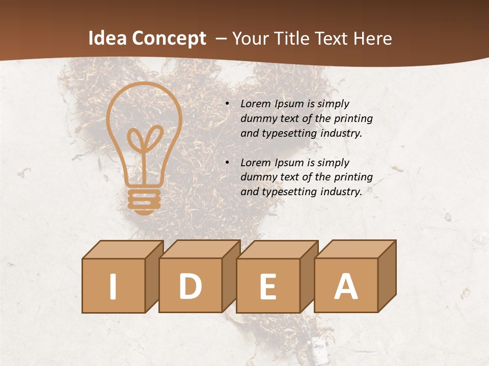 White Danger Close Up PowerPoint Template