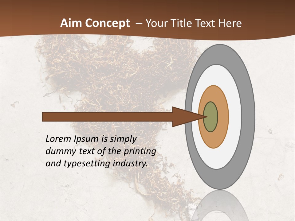 White Danger Close Up PowerPoint Template
