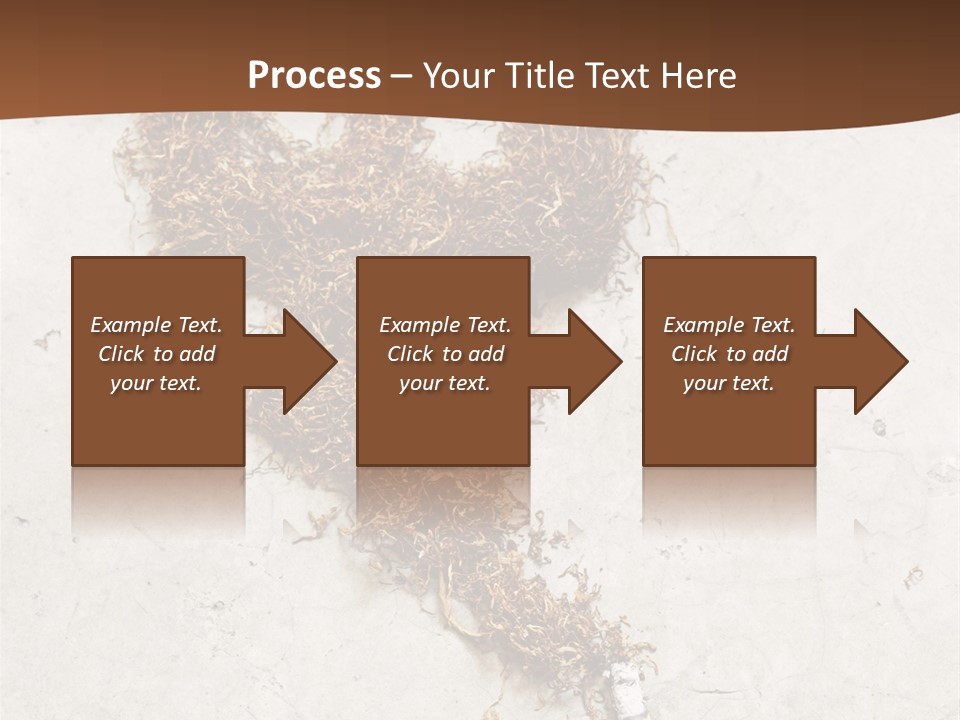 White Danger Close Up PowerPoint Template