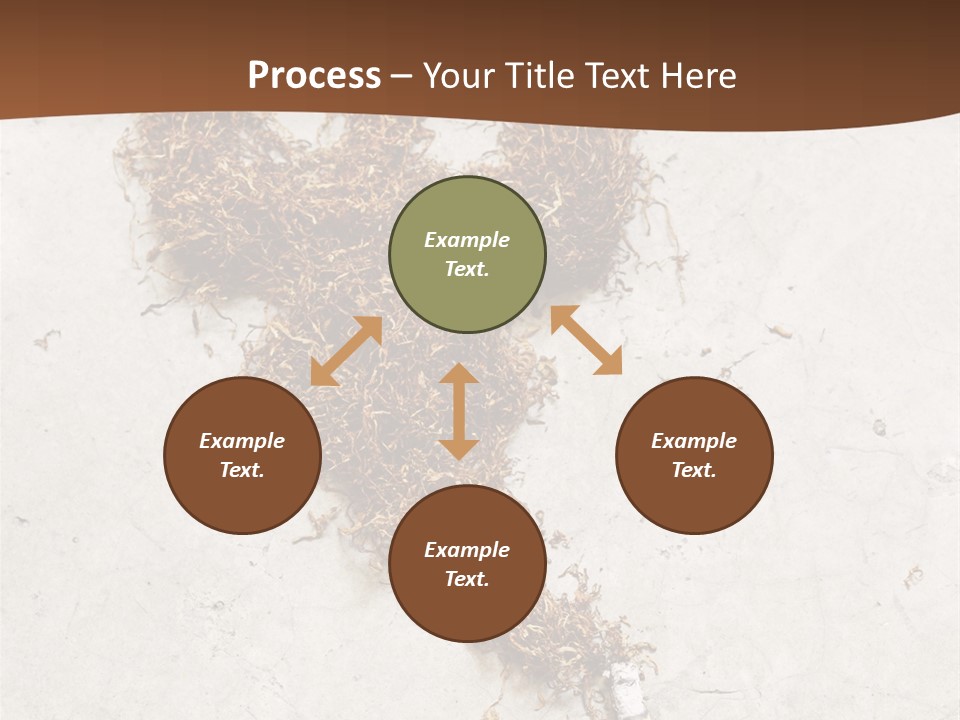 White Danger Close Up PowerPoint Template