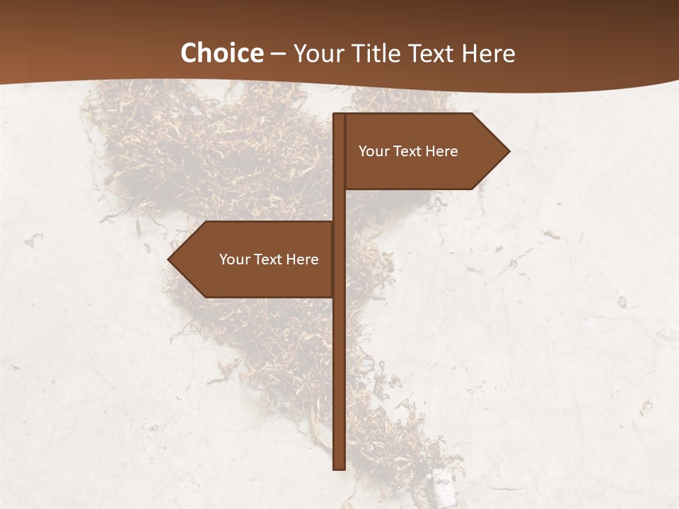 White Danger Close Up PowerPoint Template