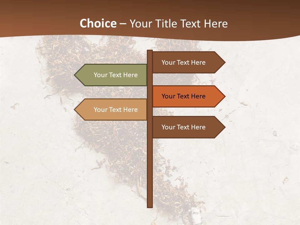 White Danger Close Up PowerPoint Template