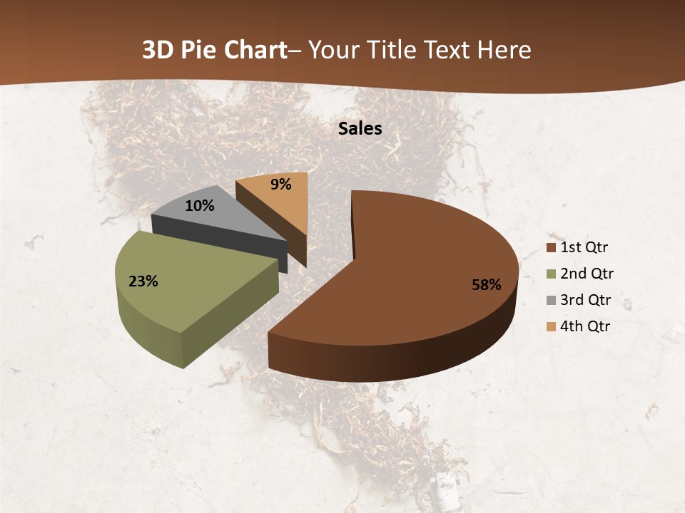 White Danger Close Up PowerPoint Template