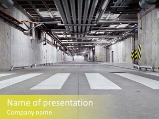 Construction Empty Warning PowerPoint Template