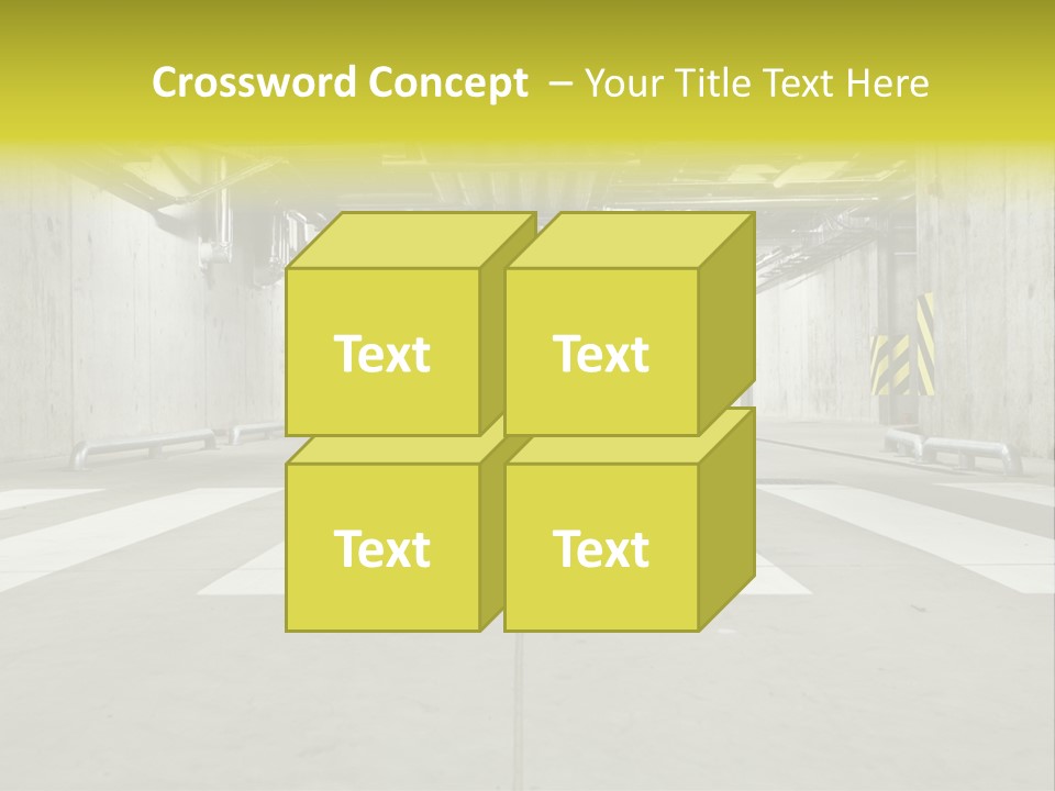 Construction Empty Warning PowerPoint Template