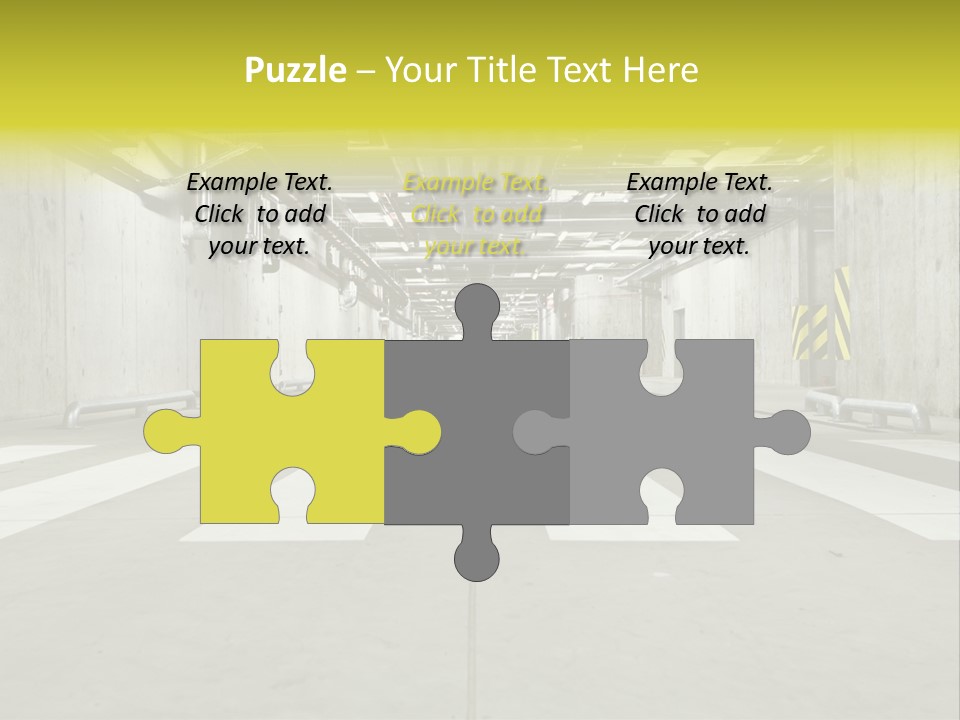 Construction Empty Warning PowerPoint Template