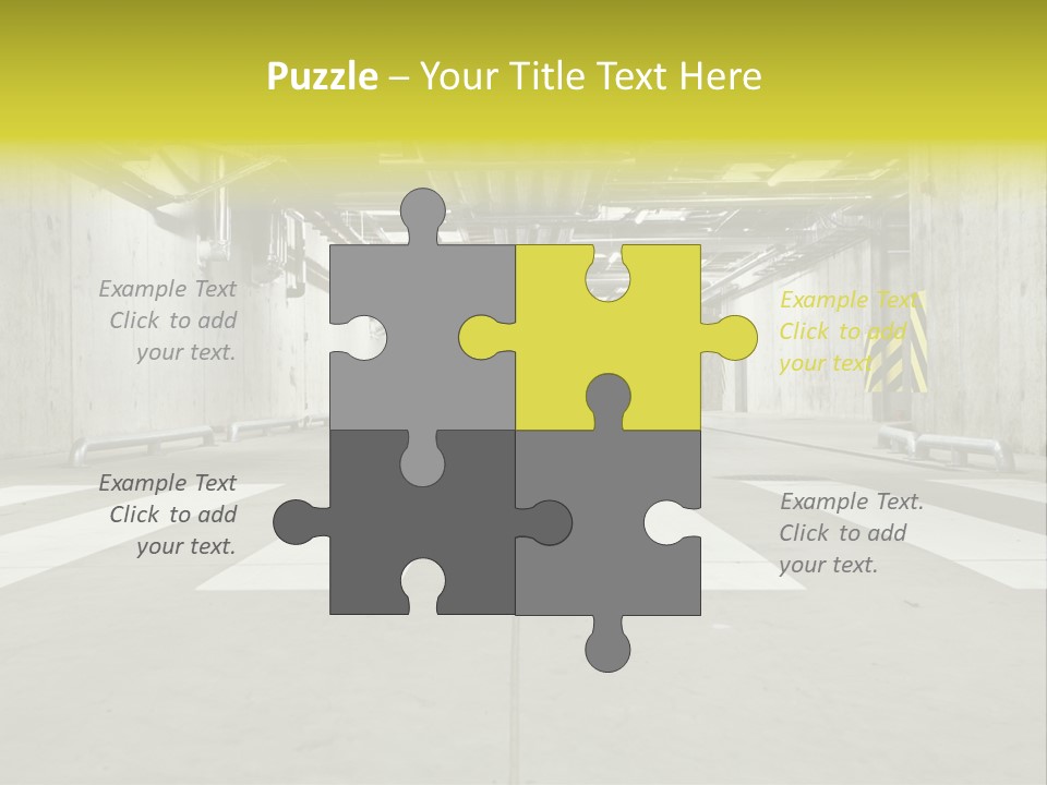 Construction Empty Warning PowerPoint Template