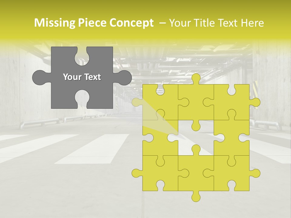 Construction Empty Warning PowerPoint Template