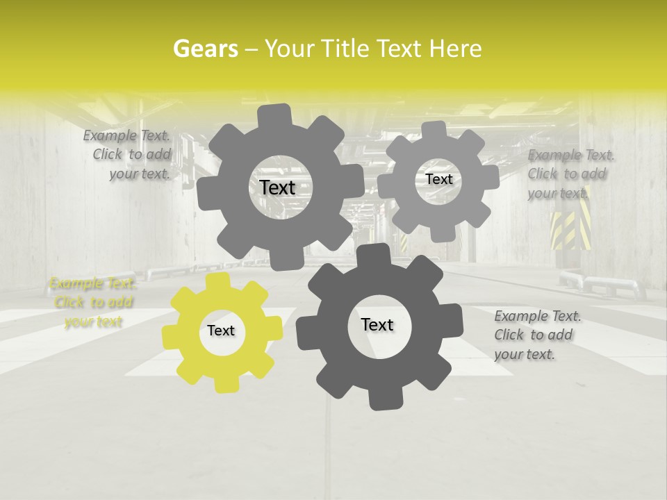 Construction Empty Warning PowerPoint Template