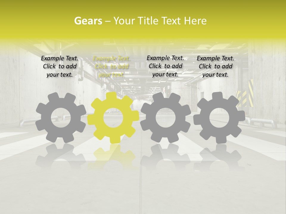 Construction Empty Warning PowerPoint Template