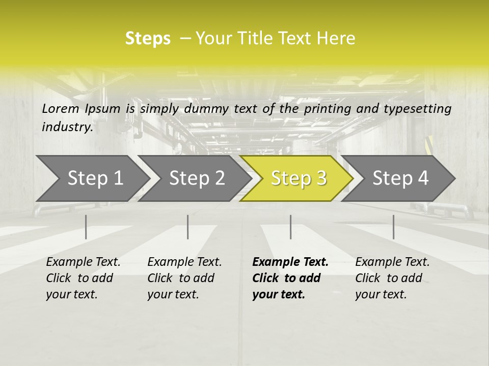 Construction Empty Warning PowerPoint Template