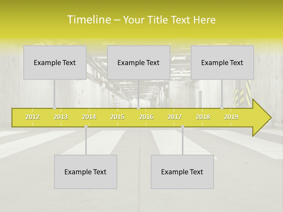 Construction Empty Warning PowerPoint Template
