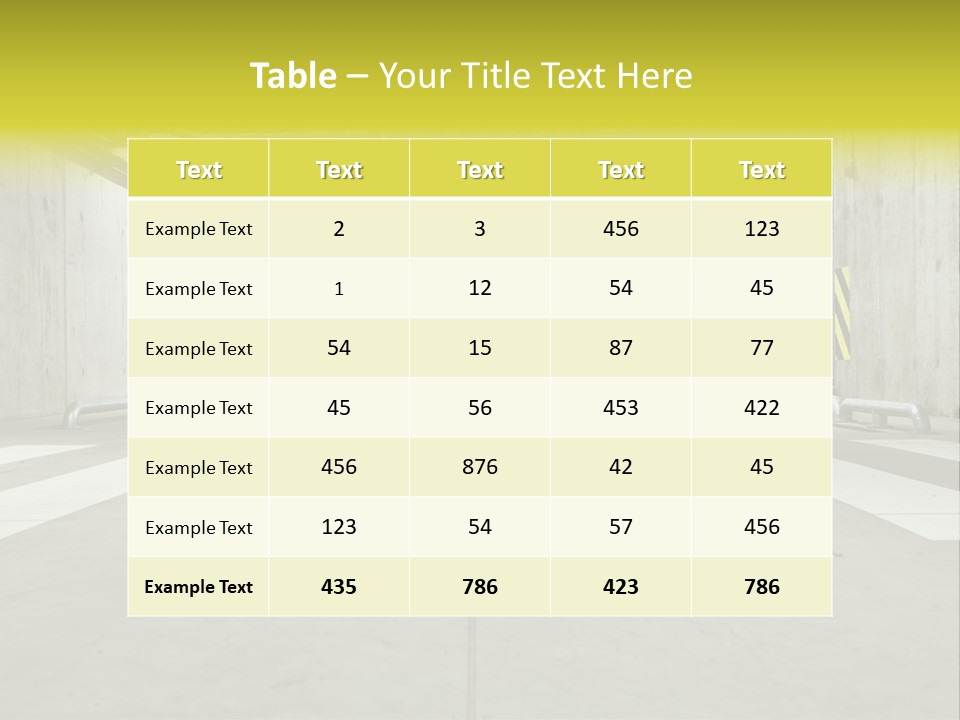 Construction Empty Warning PowerPoint Template