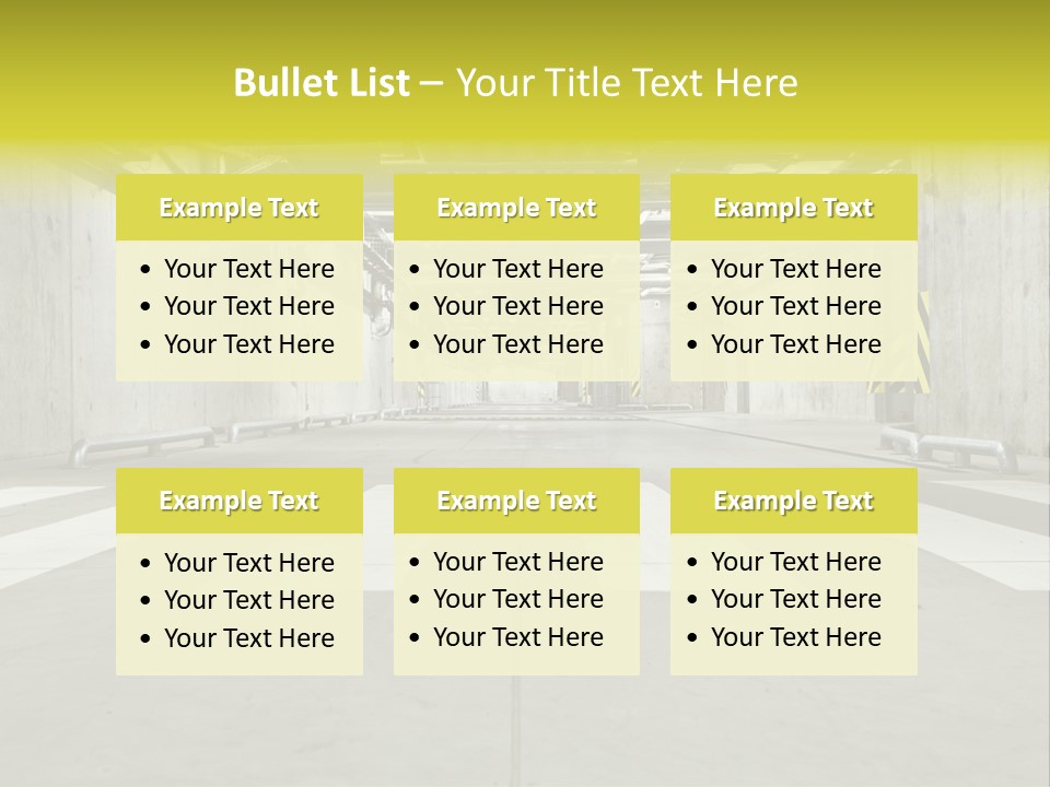 Construction Empty Warning PowerPoint Template
