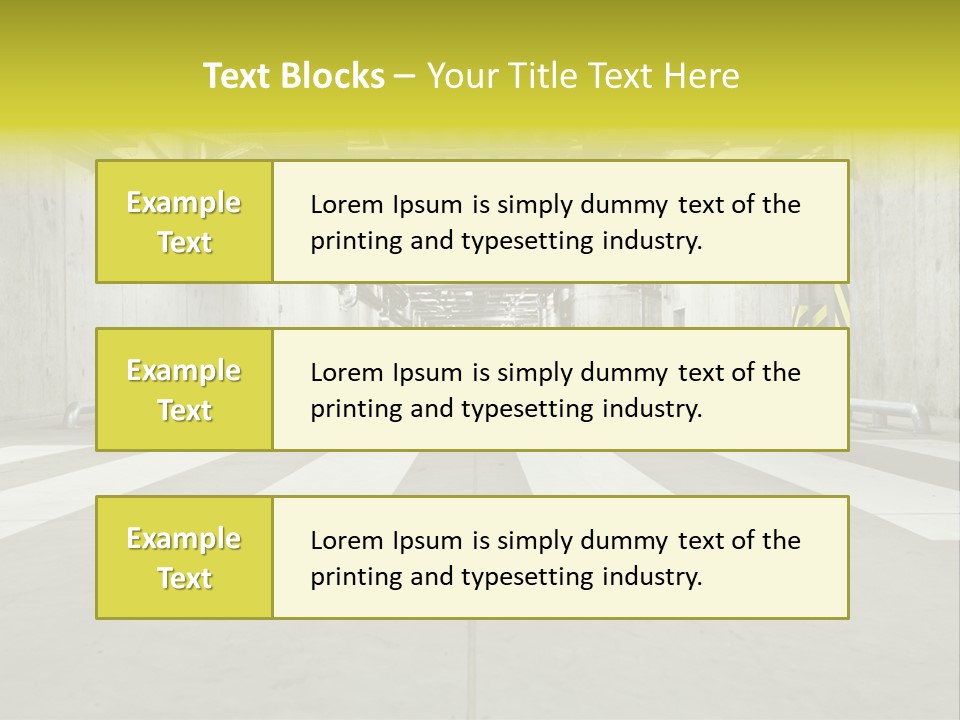 Construction Empty Warning PowerPoint Template