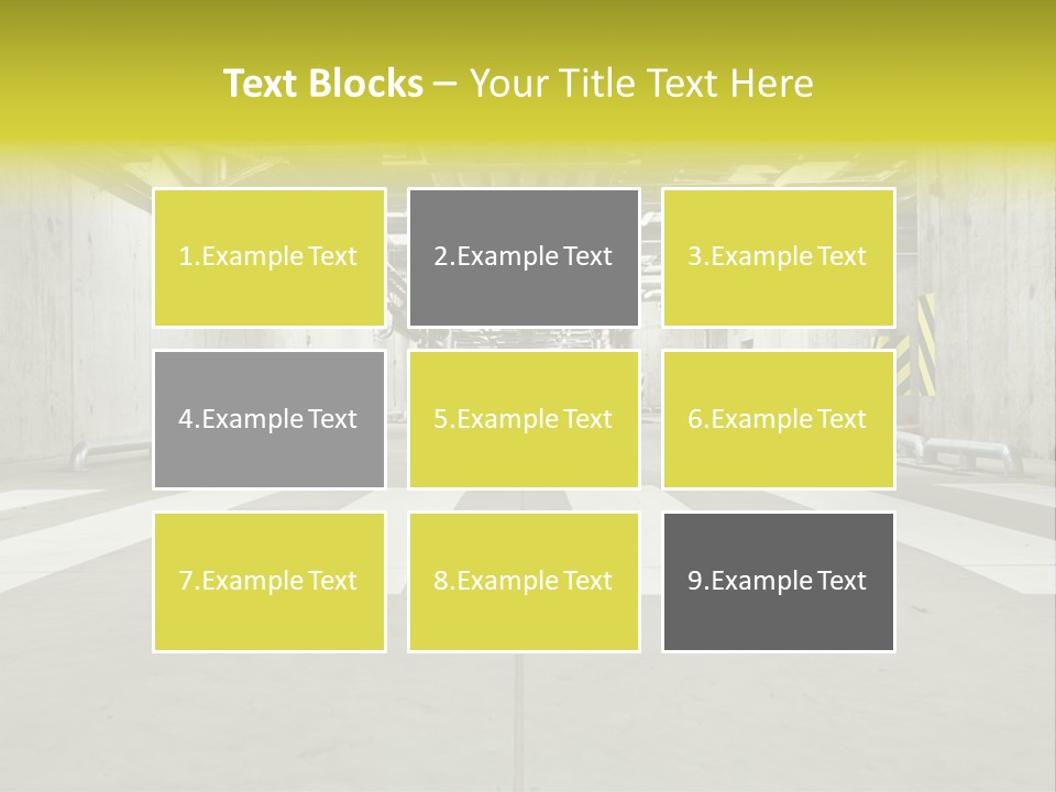 Construction Empty Warning PowerPoint Template