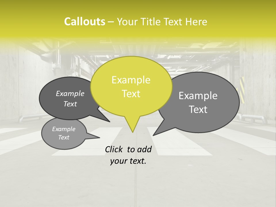 Construction Empty Warning PowerPoint Template