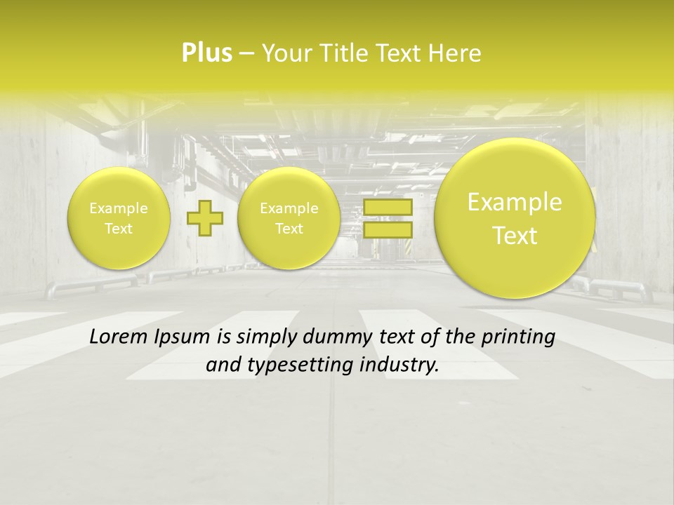 Construction Empty Warning PowerPoint Template