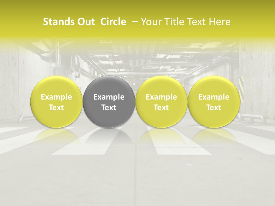 Construction Empty Warning PowerPoint Template