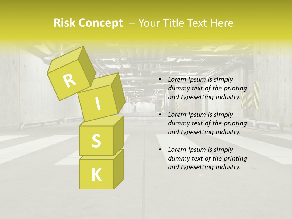 Construction Empty Warning PowerPoint Template