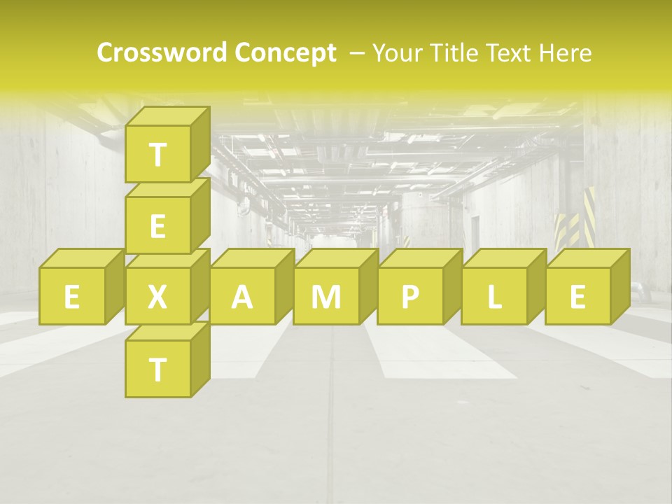 Construction Empty Warning PowerPoint Template