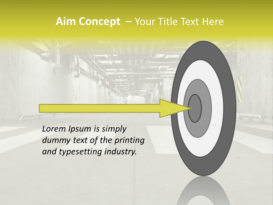 Construction Empty Warning PowerPoint Template