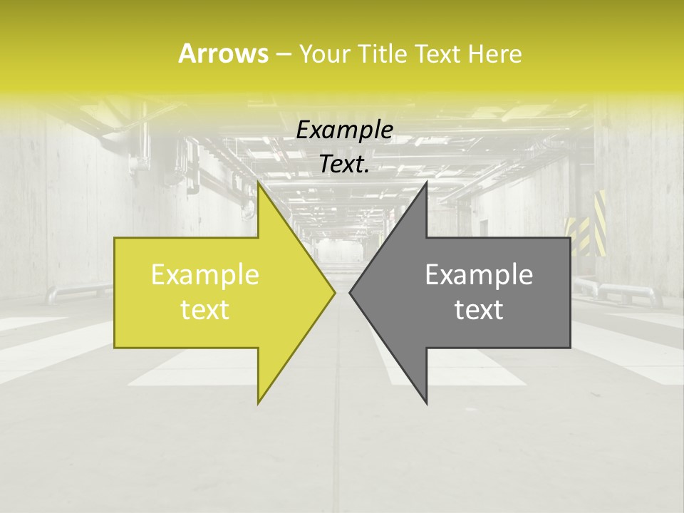 Construction Empty Warning PowerPoint Template