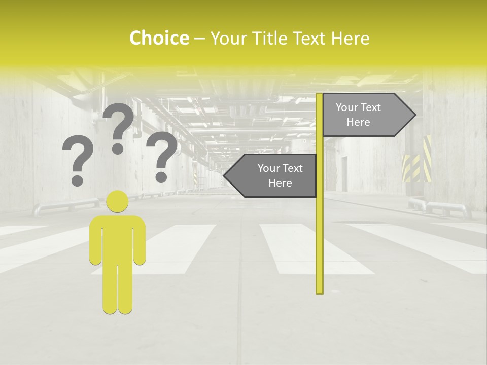 Construction Empty Warning PowerPoint Template