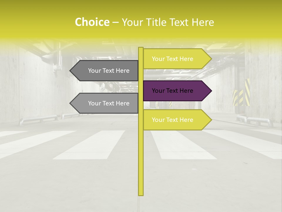 Construction Empty Warning PowerPoint Template