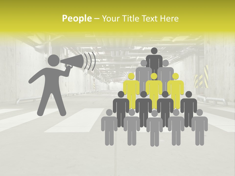 Construction Empty Warning PowerPoint Template