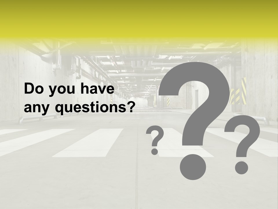 Construction Empty Warning PowerPoint Template