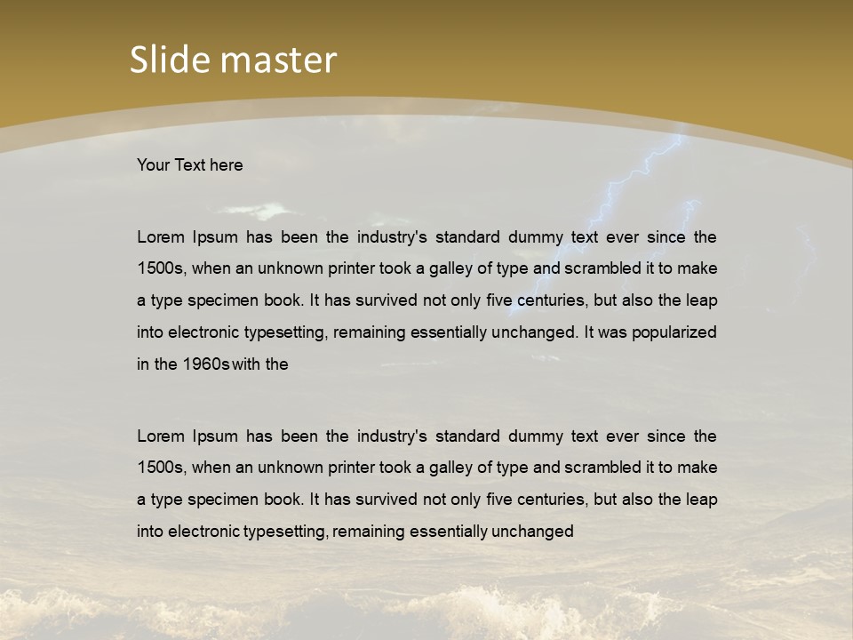 Background Many Disaster PowerPoint Template