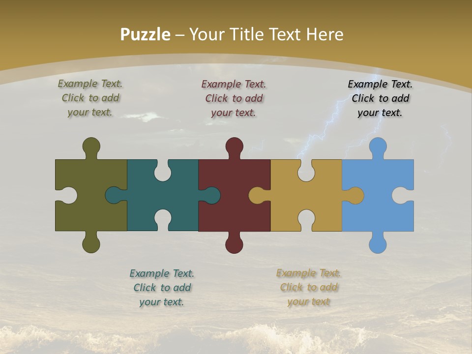 Background Many Disaster PowerPoint Template