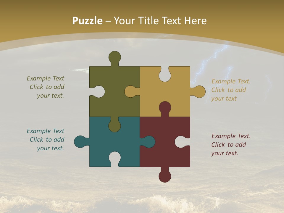 Background Many Disaster PowerPoint Template