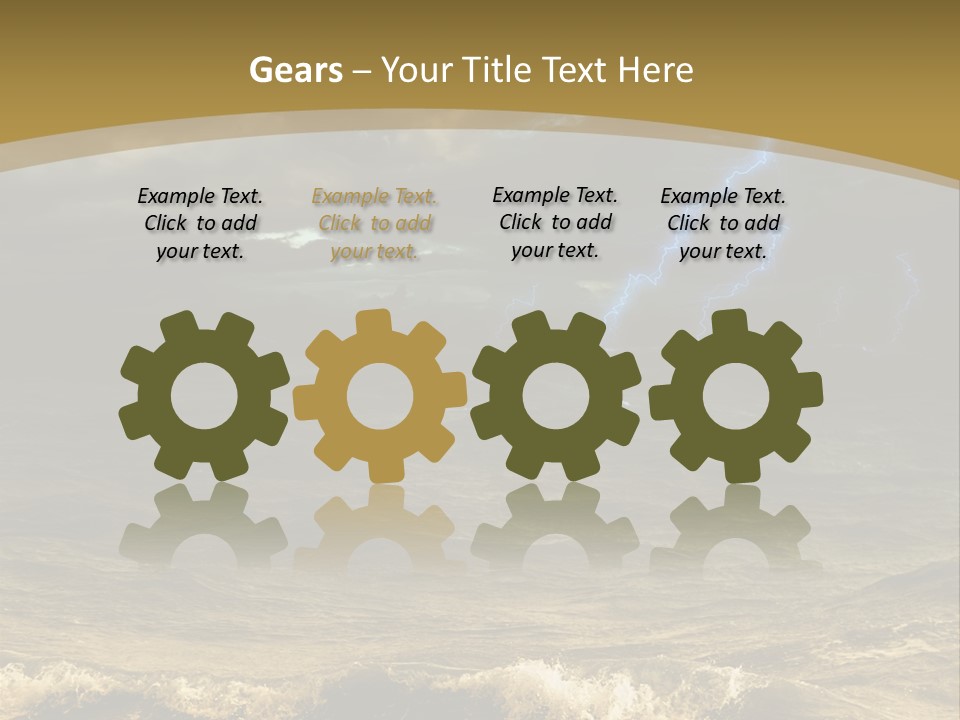 Background Many Disaster PowerPoint Template
