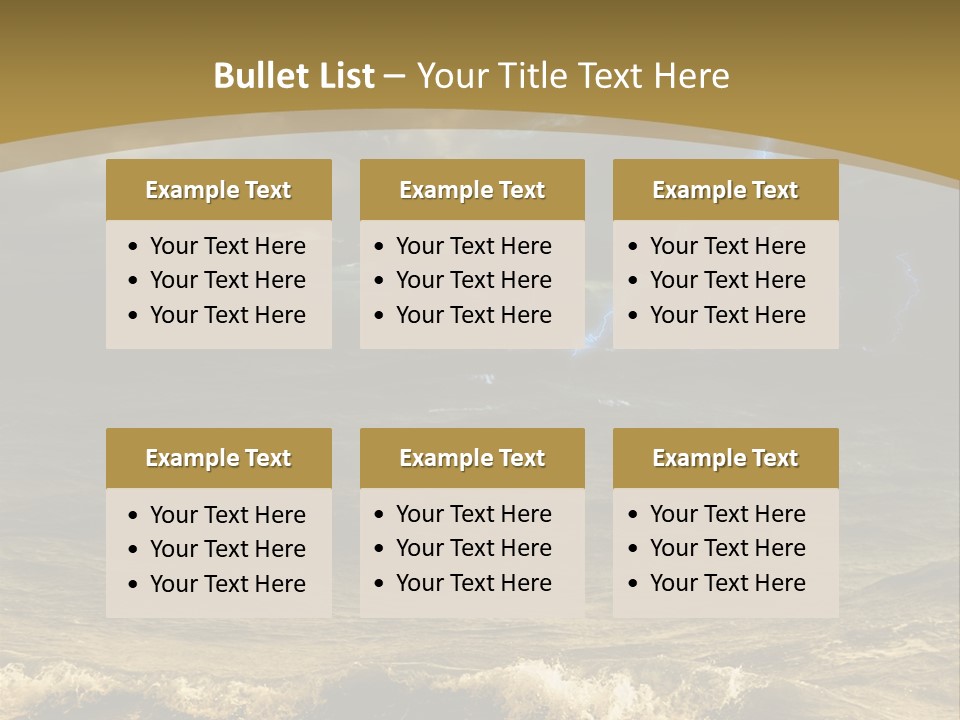 Background Many Disaster PowerPoint Template