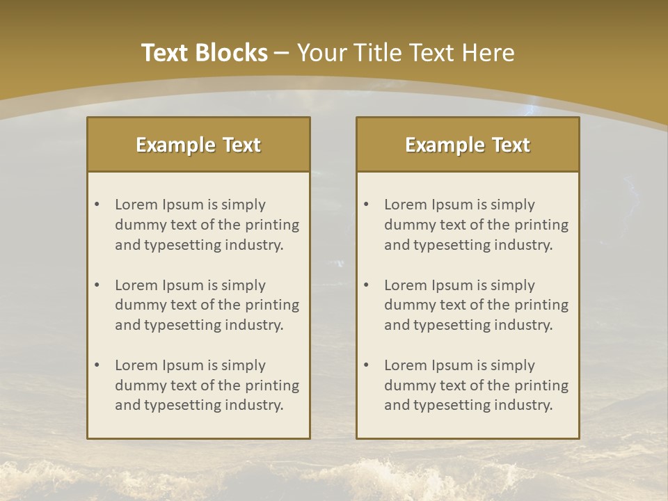 Background Many Disaster PowerPoint Template
