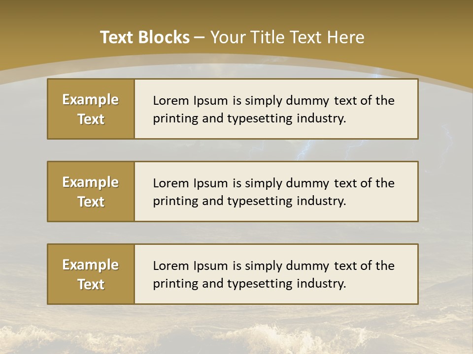 Background Many Disaster PowerPoint Template
