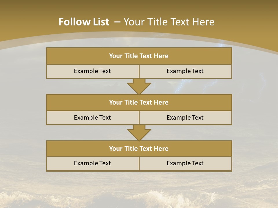 Background Many Disaster PowerPoint Template