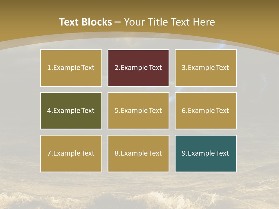 Background Many Disaster PowerPoint Template