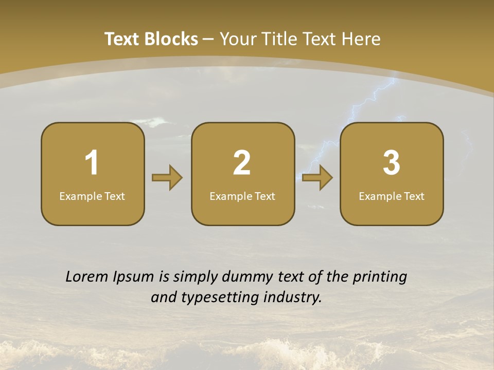 Background Many Disaster PowerPoint Template