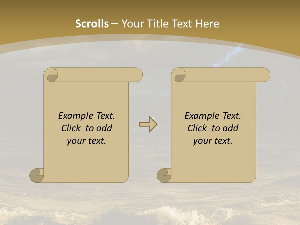 Background Many Disaster PowerPoint Template