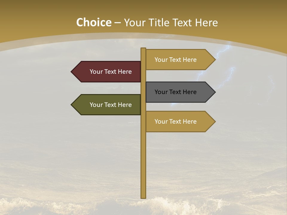 Background Many Disaster PowerPoint Template