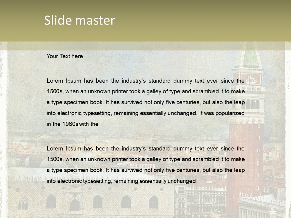 Artwork Retro History PowerPoint Template